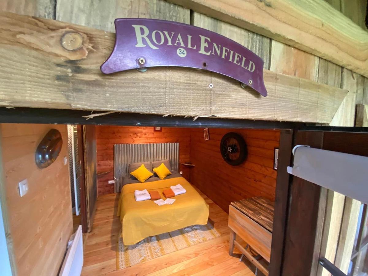 "Le Maloya" Chalets Independants -Chambre Balneo - Relais Motards Lacaune Dış mekan fotoğraf